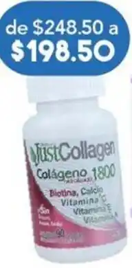 Farmacia San Pablo JustCollagen Colágeno Hidrolizado 90 tabletas oferta
