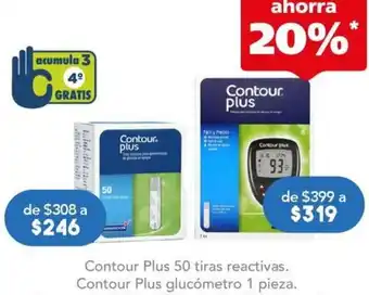 Farmacia San Pablo Contour Plus glucómetro 1 pieza oferta