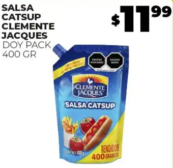 SALSA CATSUP CLEMENTE JACQUES DOY PACK 400GR