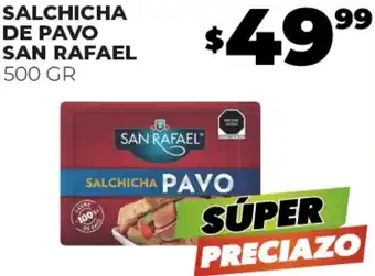 Merco SALCHICHA DE PAVO SAN RAFAEL 500GR oferta