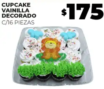 Merco CUPCAKE VAINILLA DECORADO C/16 PIEZAS oferta