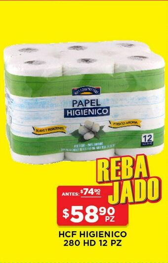 HEB Papel higiénico hcf oferta