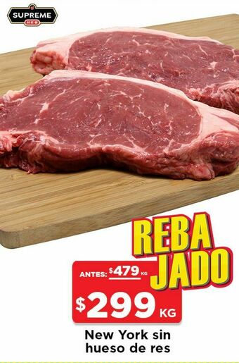 HEB New york sin hueso de res oferta