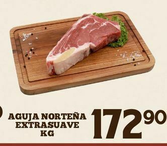 Alsuper Aguja norteña de res extrasuave kg oferta
