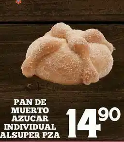 Pan de muerto azucar indivudual al super