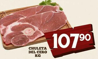 Alsuper Chuleta del cero kg oferta