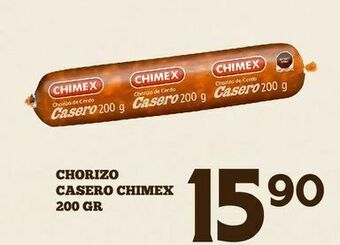 Alsuper Chorizo chimex oferta