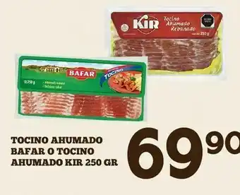 Alsuper Tocino ahumado bafar 250 gr oferta