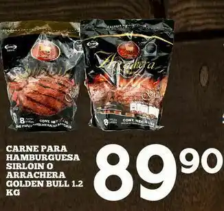 Hamburguesas golden bull 1.2 kg
