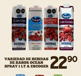 Alsuper Jugos ocean spray 1 lt oferta