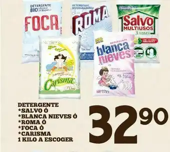 Alsuper Detergente en polvo 1 kg a escoger oferta