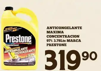 Aanticongelante maxima concentración