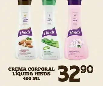Alsuper Crema corporal hinds 400 ml oferta