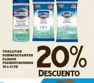 Toallitas de limpieza clorox