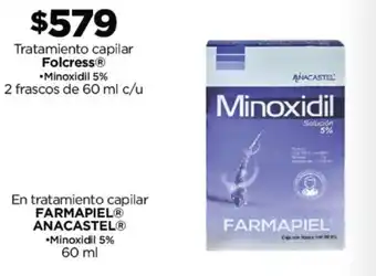 Tratamiento capilar Folcress Minoxidil 5% 2 frascos de 60 ml c/u