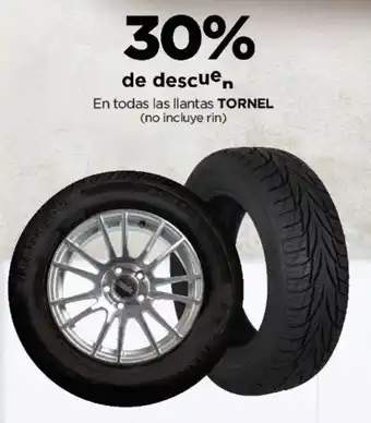 Chedraui En todas las llantas TORNEL oferta