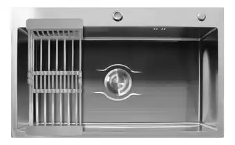 Mercado Libre Fregadero Tarja Anti-ruido De 1 Tina Grande C/contracanasta oferta