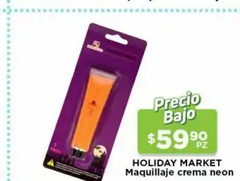 HEB Holiday market maquillaje crema neon oferta