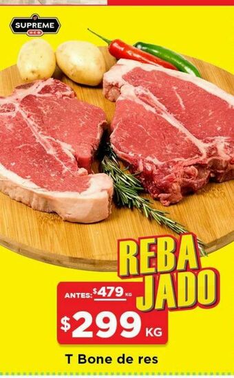 HEB T bone de res oferta