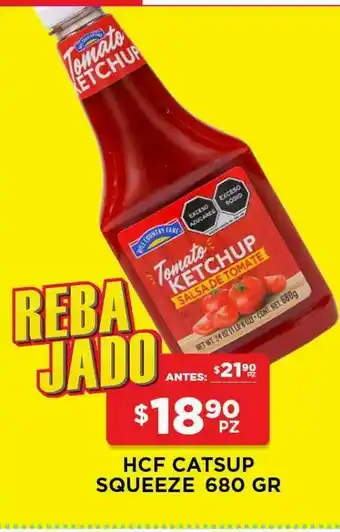 HEB Hcf catsup squeeze 680 gr oferta