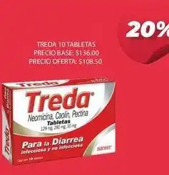 Farmacia San Pablo Treda - 10 tabletas oferta