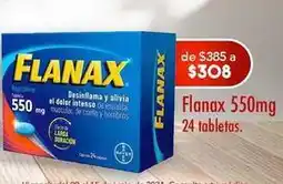 Farmacia San Pablo Flanax - 550mg 24 tabletas oferta