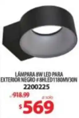 Hágalo LAMPARA SW LED PARA EXTERIOR NEGRO #SHLED1180MV30N oferta