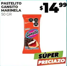 Merco PASTELITO GANSITO MARINELA 50GR oferta