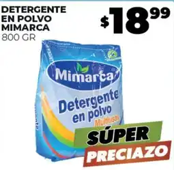 DETERGENTE EN POLVO MIMARCA 800GR