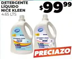 Merco DETERGENTE LÍQUIDO NICE KLEEN 4.65L oferta