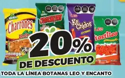 Merco TODA LA LÍNEA BOTANAS LEO Y ENCANTO oferta
