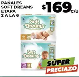 Merco PAÑALES SOFT DREAMS ETAPA 2 A LA 6 oferta