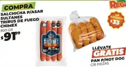 Merco COMPRA SALCHICHA P/ASAR SULTANES TRIBUS DE FUEGO CHIMEX 800GR oferta