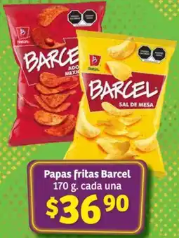 Soriana Híper Papas fritas Barcel 170g oferta