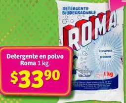 Soriana Híper Detergente en polvo Roma 1kg oferta