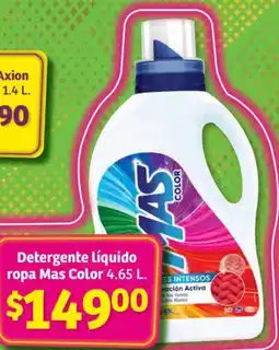 Soriana Híper Detergente líquido ropa Mas Color 4.65L oferta