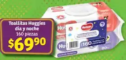 Soriana Híper Toallitas Huggies día y noche 160 piezas oferta