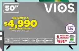 Soriana Híper VIOS SMART TV 50" oferta