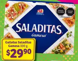Soriana Mercado Galletas Saladitas Gamesa 330g oferta