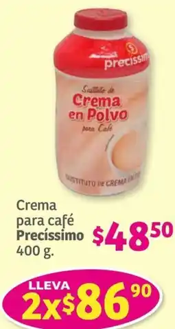 Soriana Mercado Crema para café Precíssimo 2x400g oferta
