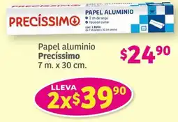 Soriana Mercado Papel aluminio Precíssimo 7m x 30cm oferta