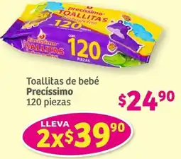 Soriana Mercado Toallitas de bebé Precíssimo 2x120 piezas oferta