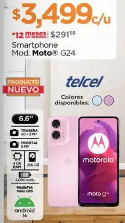 Chedraui Smartphone Mod. Moto G24 oferta