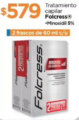 Tratamiento capilar Folcress 2 frascos de 60ml