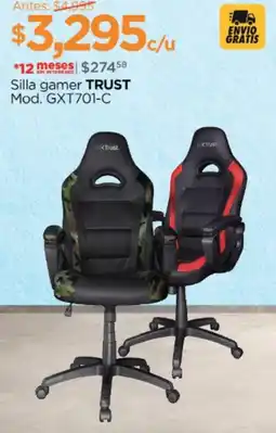 Chedraui Silla gamer TRUST Mod. GXT701-C oferta