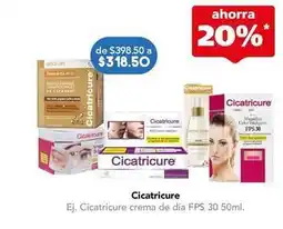 Farmacia San Pablo Cicatricure - ej. crema de dia fps 30 oferta