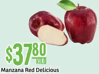 Soriana Súper Manzana Red Delicious oferta