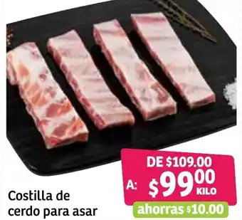Soriana Híper Costilla de Cerdo para Asar oferta