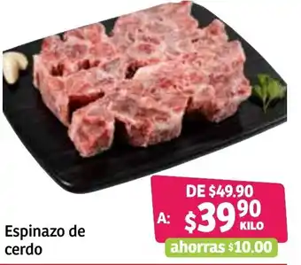 Soriana Híper Espinazo de Cerdo oferta
