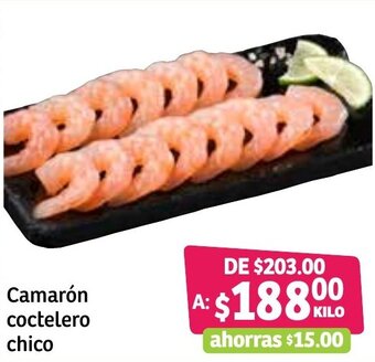 Soriana Híper Camarón coctelero chico oferta